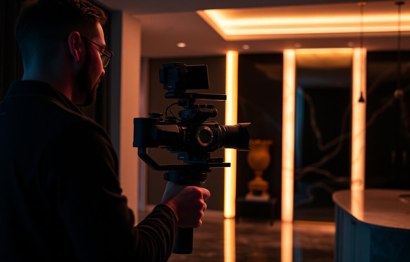 Behind the scenes gimbal